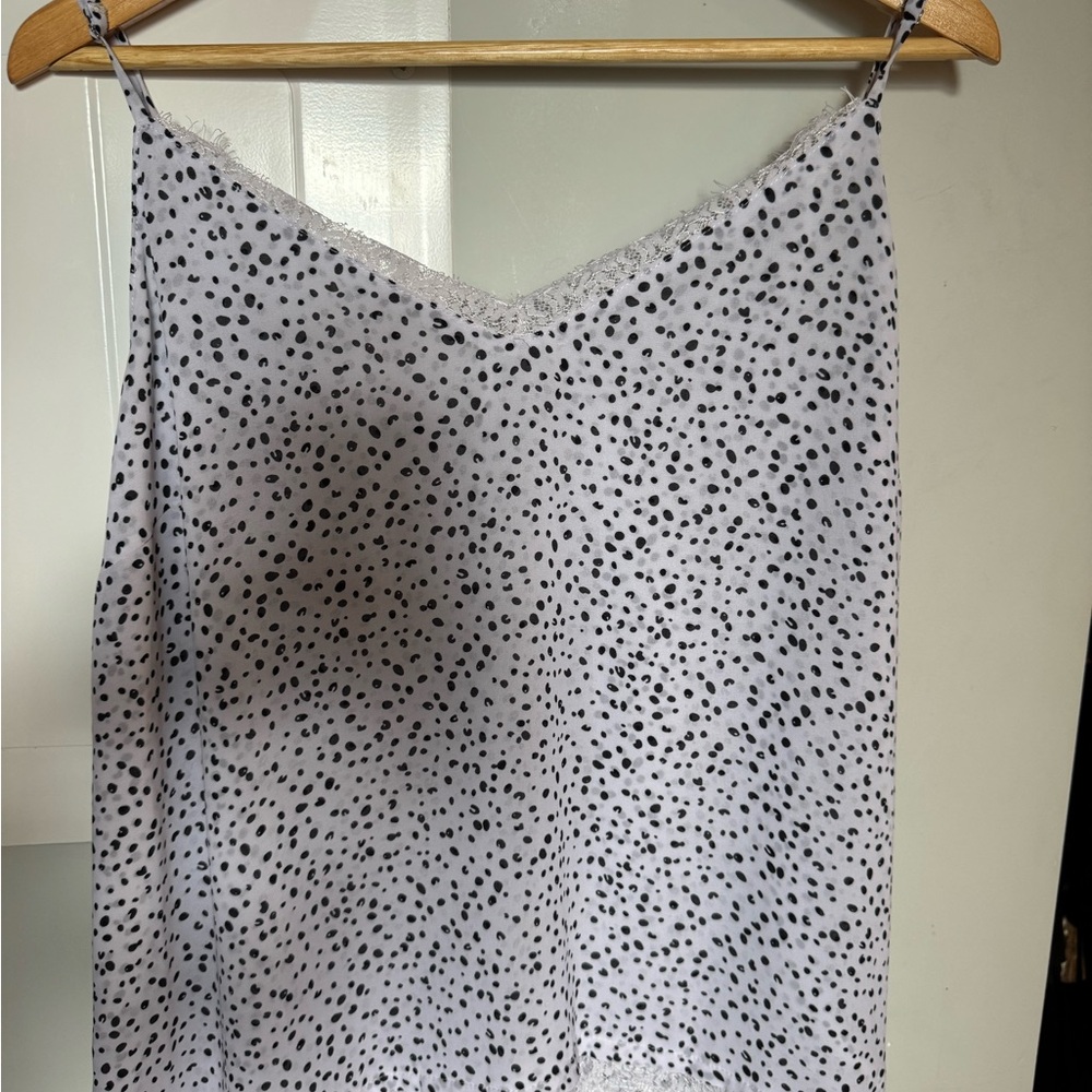H&M Black and White Polka Dot Camisole